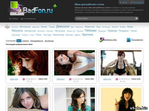 Продаю фотогалерею (рип badfon.ru)